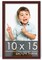 10x15 Solid Wood Picture Frame with UV-Resistant Acrylic & Acid-Free Backing, Available in 6 Finishes: Matte Black, Matte White, Metallic Bronze, Silver, Natural Wood Grain & Mahogany